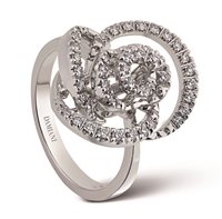 Anillo Damiani Mujer Bocciolo in Oro blanco Diamante 0.33 Ct 20068490 - 20068490